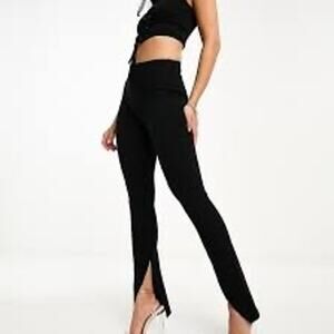 SPANX The Perfect Front Slit Legging- Black Size M *EUC